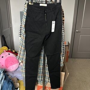 Black High-Waisted Pants